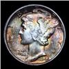 Image 2 : ***Auction Highlight*** 1944-d Mercury Dime 10c Graded ms68 fsb By SEGS (fc)