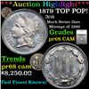 Proof ***Auction Highlight*** 1879 TOP POP! Three Cent Copper Nickel 3cn Graded pr68 CAM By SEGS (fc