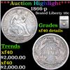 ***Auction Highlight*** 1866-p Seated Liberty Dime 10c Graded xf40 details By SEGS (fc)