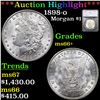 ***Auction Highlight*** 1898-o Morgan Dollar $1 Graded ms66+ By SEGS (fc)