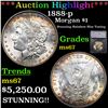 ***Auction Highlight*** 1888-p Morgan Dollar $1 Graded ms67 By SEGS (fc)