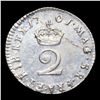 Image 3 : ***Auction Highlight*** 1701 Willian IIII Great Britan 2 Pence Silver Penny Graded ms65 By SEGS (fc)
