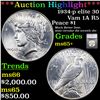 ***Auction Highlight*** 1934-p elite 30 Vam 1A R5 Peace Dollar $1 Graded ms65+ By SEGS (fc)