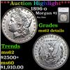 ***Auction Highlight*** 1896-o Morgan Dollar $1 Graded ms62 details By SEGS (fc)
