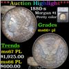 ***Auction Highlight*** 1880-s Morgan Dollar $1 Graded ms66+ pl By SEGS (fc)