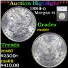 ***Auction Highlight*** 1884-o Morgan Dollar $1 Graded ms66+ By SEGS (fc)