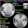 ***Auction Highlight*** 1881-s Morgan Dollar $1 Graded ms66+ By SEGS (fc)