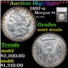 ***Auction Highlight*** 1897-o Morgan Dollar $1 Graded ms62 details By SEGS (fc)