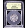 Image 4 : ***Auction Highlight*** 1858-p Seated Liberty Quarter 25c Graded Select+ Unc By USCG (fc)