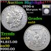 ***Auction Highlight*** 1896-s Morgan Dollar $1 Graded Select AU By USCG (fc)