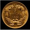 Image 3 : ***Auction Highlight*** 1882 Fs-301 Three Dollar Gold .$3 Grades Select Unc PL By USCG