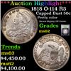 ***Auction Highlight*** 1818 O-114 R3 Capped Bust Half Dollar 50c Graded Select Unc By USCG (fc)