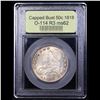 Image 4 : ***Auction Highlight*** 1818 O-114 R3 Capped Bust Half Dollar 50c Graded Select Unc By USCG (fc)