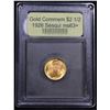 Image 4 : ***Auction Highlight*** 1926 Sesqui Gold Commem $2 1/2 Graded Select+ Unc By USCG (fc)