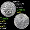 1897-s Morgan Dollar $1 Grades Choice AU/BU Slider