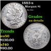 1883-s Morgan Dollar $1 Grades AU Details
