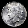 Image 2 : 1923-d Peace Dollar $1 Grades Select Unc