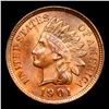 Image 2 : 1901 Indian Cent 1c Grades Gem+ Unc RB