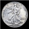 Image 2 : 1944-p Walking Liberty Half Dollar 50c Grades Choice Unc