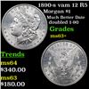 1890-s vam 12 R5 Morgan Dollar $1 Grades Select+ Unc