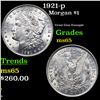 1921-p Morgan Dollar $1 Grades GEM Unc