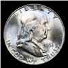 Image 2 : 1951-d Franklin Half Dollar 50c Grades Choice Unc+ FBL