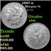 1897-o Morgan Dollar $1 Grades xf+