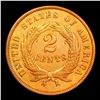 Image 3 : 1865 Two Cent Piece 2c Grades Choice Unc RB
