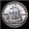 Image 3 : 1924 Huguenot Old Commem Half Dollar 50c Grades Choice Unc