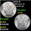 1921-d Morgan Dollar $1 Grades Select+ Unc