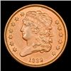 Image 2 : 1832 C-1 Classic Head half cent 1/2c Grades Select Unc BN