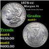 1878-cc Morgan Dollar $1 Grades Select+ Unc