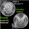 1882-s Morgan Dollar $1 Grades GEM+ UNC PL