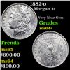 1882-o Morgan Dollar $1 Grades Choice+ Unc