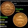 1863 Union Flour F-NY-010-H-8a Civil War Token 1c Grades vf++