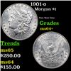 1901-o Morgan Dollar $1 Grades Choice+ Unc