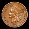 Image 2 : 1873 Open 3 Indian Cent 1c Grades vf++