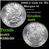 1900-o vam 14  R5 Morgan Dollar $1 Grades GEM Unc
