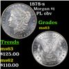 1878-s Morgan Dollar $1 Grades Select Unc