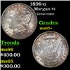 1899-o Morgan Dollar $1 Grades GEM+ Unc