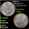 1883-o Morgan Dollar $1 Grades Choice Unc