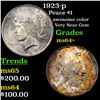 1923-p Peace Dollar $1 Grades Choice+ Unc