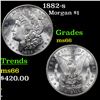 1882-s Morgan Dollar $1 Grades GEM+ Unc