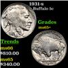 1931-s Buffalo Nickel 5c Grades GEM+ Unc
