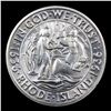 Image 2 : 1936-p Rhode Island Old Commem Half Dollar 50c Grades Select+ Unc