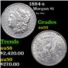 1884-s Morgan Dollar $1 Grades Select AU