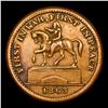 Image 2 : 1863 Union For Ever F-176-271a Civil War Token 1c Grades Select AU