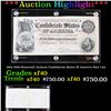 ***Auction Highlight*** 1864 $500 Stonewall Jackson Confederate States Of America Note t-64 Grades x