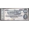 Image 2 : 1864 $10 Confederate Note, T-68 Grades vf+