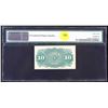 Image 3 : 1870's US Fractional Currency 10¢ Fourth Issue Fr-1258 Graded cu63 EPQ By PMG